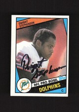 Dwight Stephenson Autograph Signed 1984 Topps Dolphins RC HOF