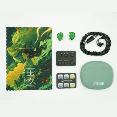 Tangzu Waner2 SG IEMs Jade, Neu Versiegelt Sanci Tips & Harmonic Tips + Geschenke