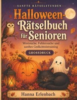 Halloween RäTselbuch Senioren GroßDruck Wortsuche GedäChtnistraining RäTsel