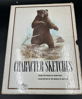 Character Sketches Pages  Scripture World of Nature Volume 2 + Slipcase 1978 EXC