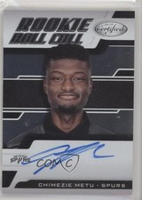 2018-19 Certified Rookie Roll Call Chimezie Metu #RRC-CM Auto 7zf