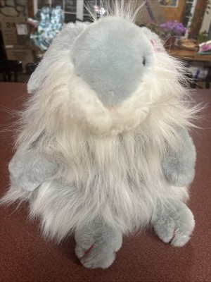 Vintagw TB Trading Gray Bunny Rabbit Plush Furry Easter 15'' Stuffed Animal