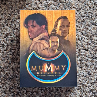 Complete Set of 81 The Mummy Returns Premium Trading Cards