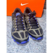 Nike Reax 8 TR Mesh Mens Training Shoes Newsprint Black Racer Blue 621716-012 9
