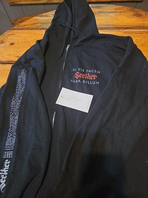 Seether 2021 TOUR ZIP HOODIE SI ViS PACEM PARA BELLUM 2XL
