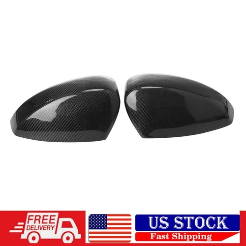 For 2003 04 05 06-2007 Nissan 350z Z33 Real Carbon Fiber Side Mirror Covers NEW