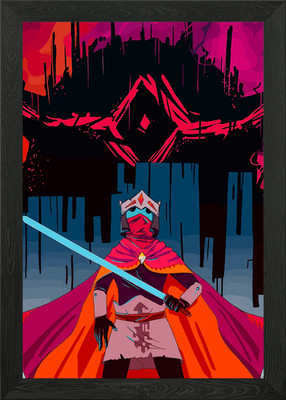Hyper Light Drifter Fan Art gerahmtes Wandbild Poster Leinwanddruck Bild