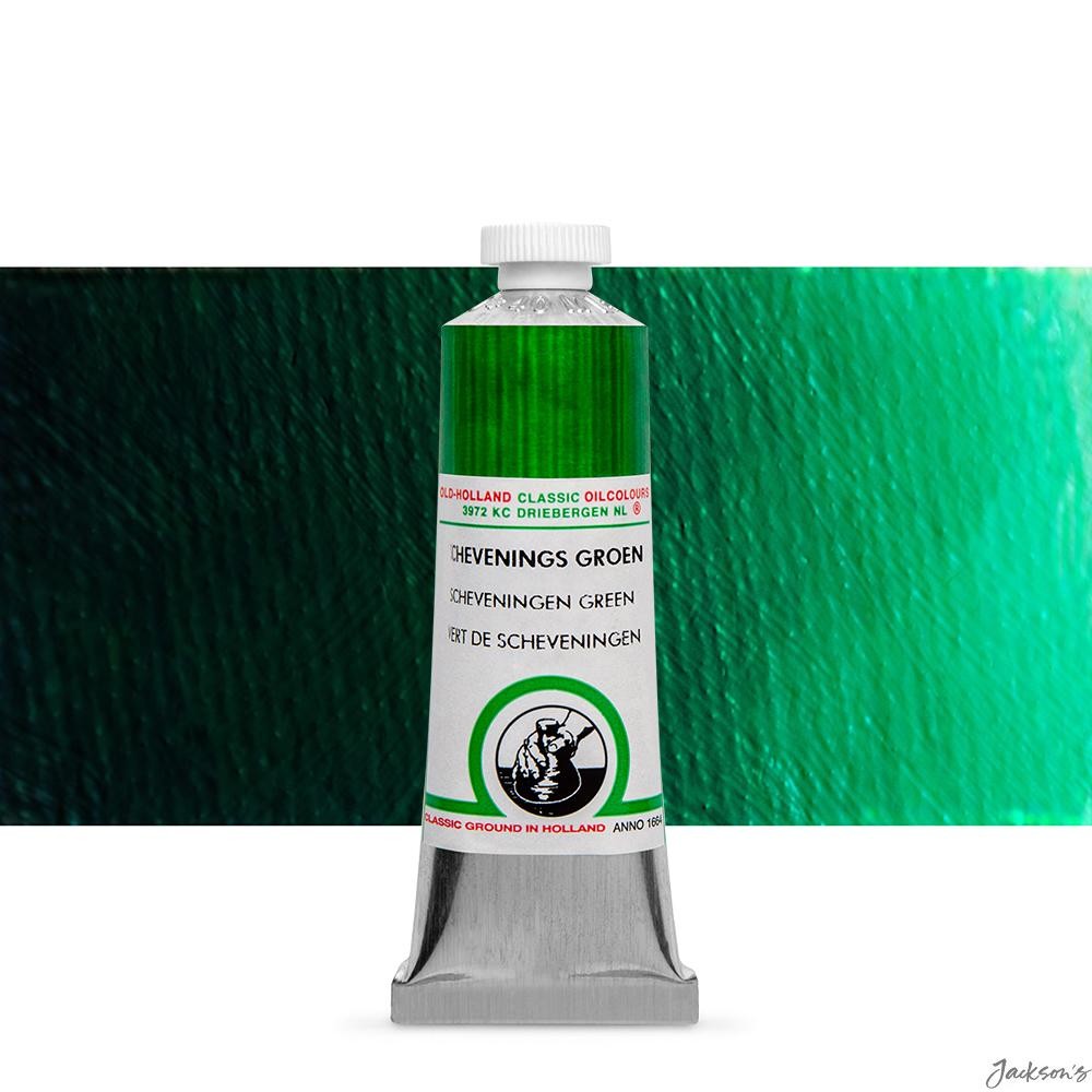 Old Holland Classic Oil Paint Phthalocyanine Green PG36 40ml For Landscapes