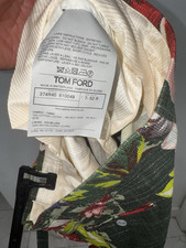 Tom Ford Multicolor Floral Jacquard Tapered S...