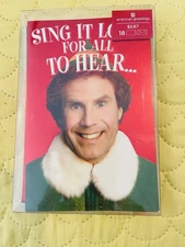 NIB AMERICAN GREETINGS MOVIE ELF “ sing it loud for all to hear” CHRISTMAS CARDS