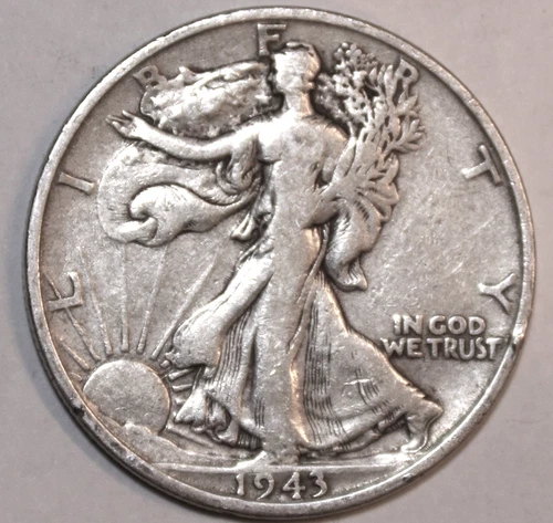 1943-S Walking Liberty Half Dollar - Extra Fine - #1052EC