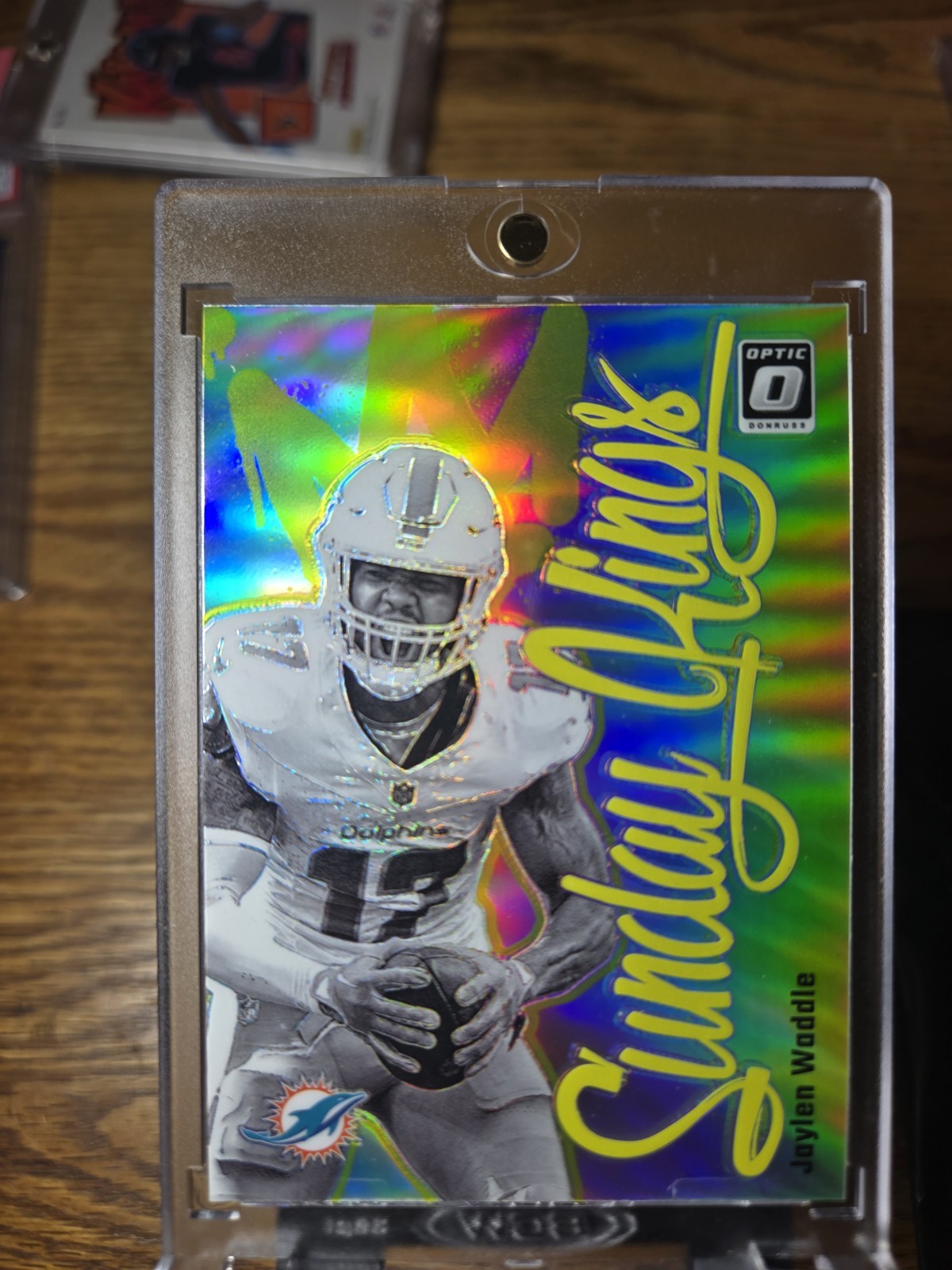 2024 Panini Donruss Optic Sunday Kings Jaylen Waddle #14 Miami Dolphins NFL