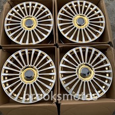 20" NEW M STYLE CHROME GOLD FORGED WHEELS RIMS FITS FOR CADILLAC CT6 20X8.5