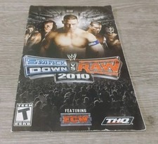 WWE SmackDown vs. Raw 2010 Ft. ECW (Sony PlayStation 2, 2009) Manual Only
