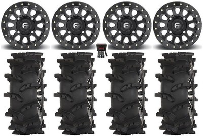 Fuel Vector Bdlk 15'' Wheels Bk 32'' Outlaw Max Tires Can-Am Renegade Outlander