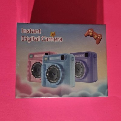 Instant Digital Camera for Kids 4-7, Print, Photo & Video, Blue