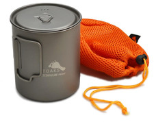 Titanium 750 ml Pot Camping, BBQ, Fast shipping