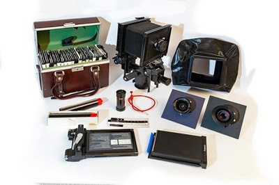 Sinar F1 4x5 Complete Camera System with 3 Lenses Film Holders and Accessories
