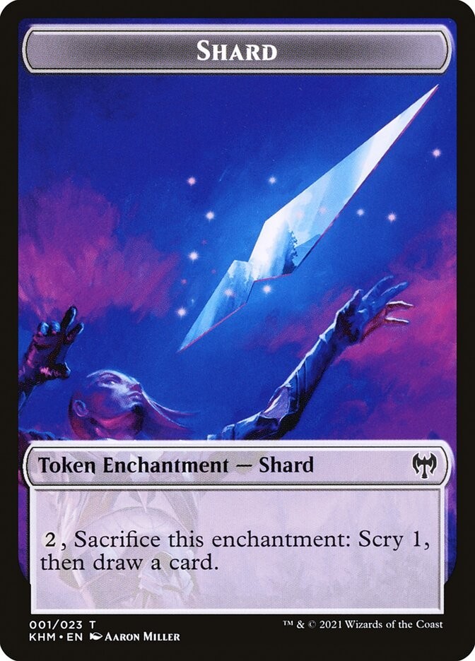 Shard 1x TOKEN MtG ENGLISH Kaldheim SP/NM