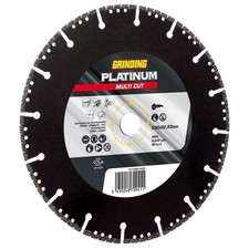 GRINDING - Disco diamantato per ghisa/ferro/cemento/PVC/vetroresina/legno - Ø230