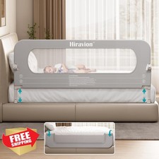 Hiravion Bed Rail Grey 71-Inch Foldable