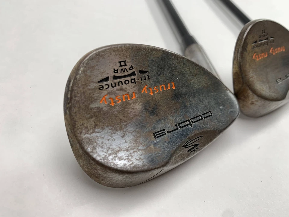 Cobra Trusty Rusty 2012 Wedge Set 55* | 59* Dark Steel Wedge Mens LH - Image 2 of 4