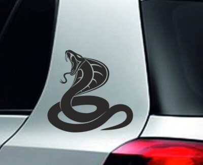 Aufkleber SET Auto Car Style Tattoo Dekor Cobra Kopf Gift Schlange Snake 155