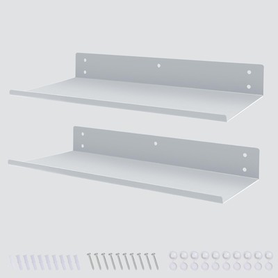 Multi-Functional Steel Shelf Can be Used Alone or for Pegboard Wall Mounted S...