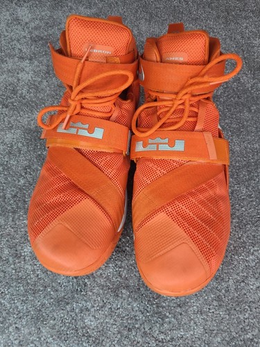 Nike Zoom Lebron Soldier 9 TB Orange Mens Size 16 813264-881 Basketball Shoe - Picture 5 of 12