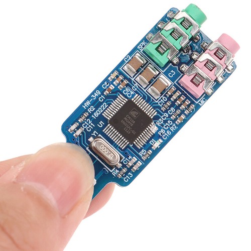 CM108 USB Drive Free USB Sound Card Laptop Computer External Sound Card Mo'M _r1 - Afbeelding 3 van 12