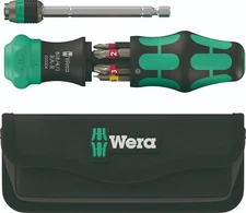 Wera Kraftform Kompakt 25 RA-R Ratcheting Screwdriver Set With Pouch 05051515001