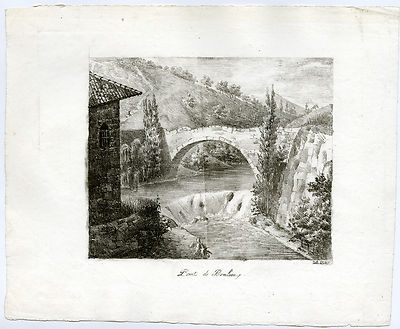 Antiker Meisterdruck - TOPOGRAPHIE - ARDECHE - Anonym - ca. 1818-1820