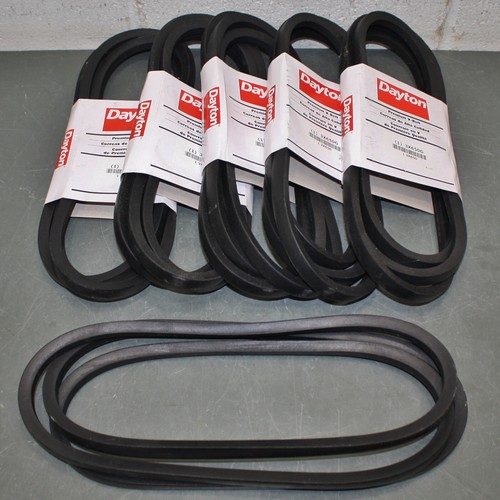 (6) Dayton B105 Premium V-Belts 3X650, 21/32" x 108", Power King, Black Rubber - Picture 1 of 5
