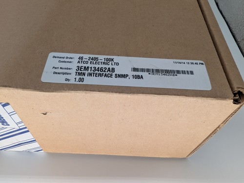 Alcatel-Lucent 3EM13462AB TMN INTERFACE SNMP, 10BA - Picture 3 of 3