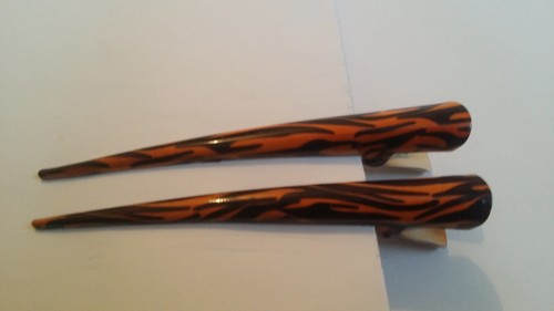 x2 große Schnabel Haarspangen GRIFFE GLEITSTIFTE ZUBEHÖR 13 CM ALLIGATOR SPANGE - Bild 15 von 35