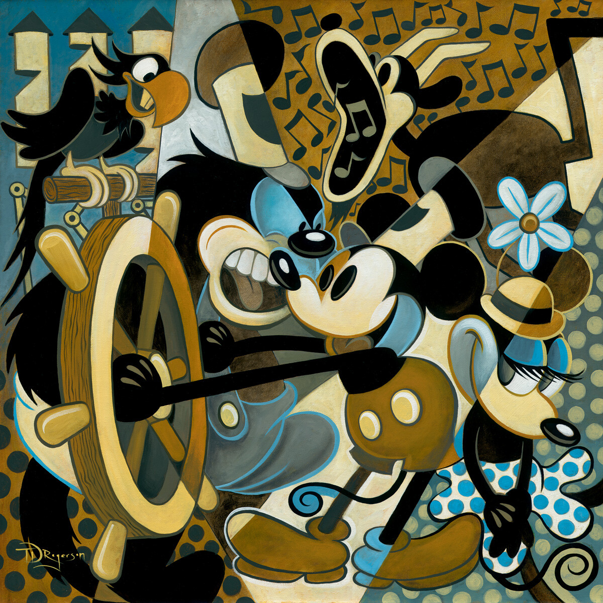 WALT DISNEY'S MICKEY MOUSE アートワーク WALT DISNEY 1988 MICKEY MOUSE PRESENTS Limited Edition