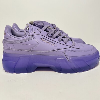NEW Reebok Club C Cardi B Sneakers Crisp Purple GX5027 Size Youth  Women's