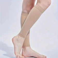 Compression Sleeve Calf Support Brace Graduated Leg Varicose Edema Sport Running