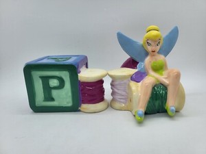 Tinker Bell Disney Tinkerbell Peter Pan Ceramic Salt And Pepper Shakers