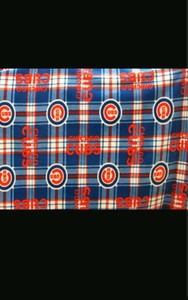 Chicago Cubs Collage Fleece Blanket | Mockingshirt