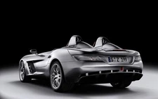 Cars mercedes coupe Desk Mat Stitched