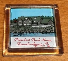 MAINE Souvenir Magnet President BUSH House Kennebunkport Maine *NEW