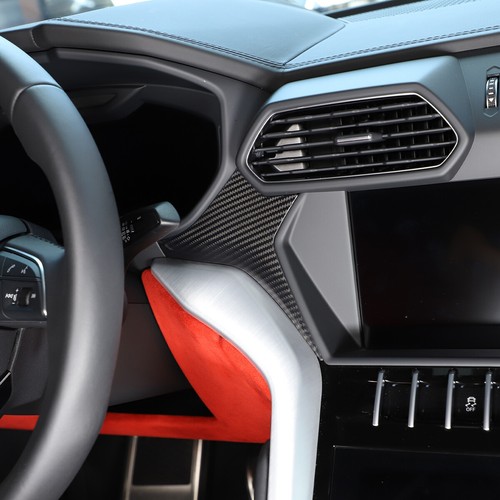 Carbon Fiber Central Control Instrument Trim Strip For Lamborghini URUS 2018-21 - Picture 4 of 9