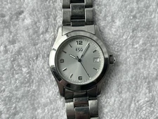 ESQ by Movado Quick Set Date Luminescent Stainless Steel Quartz Watch