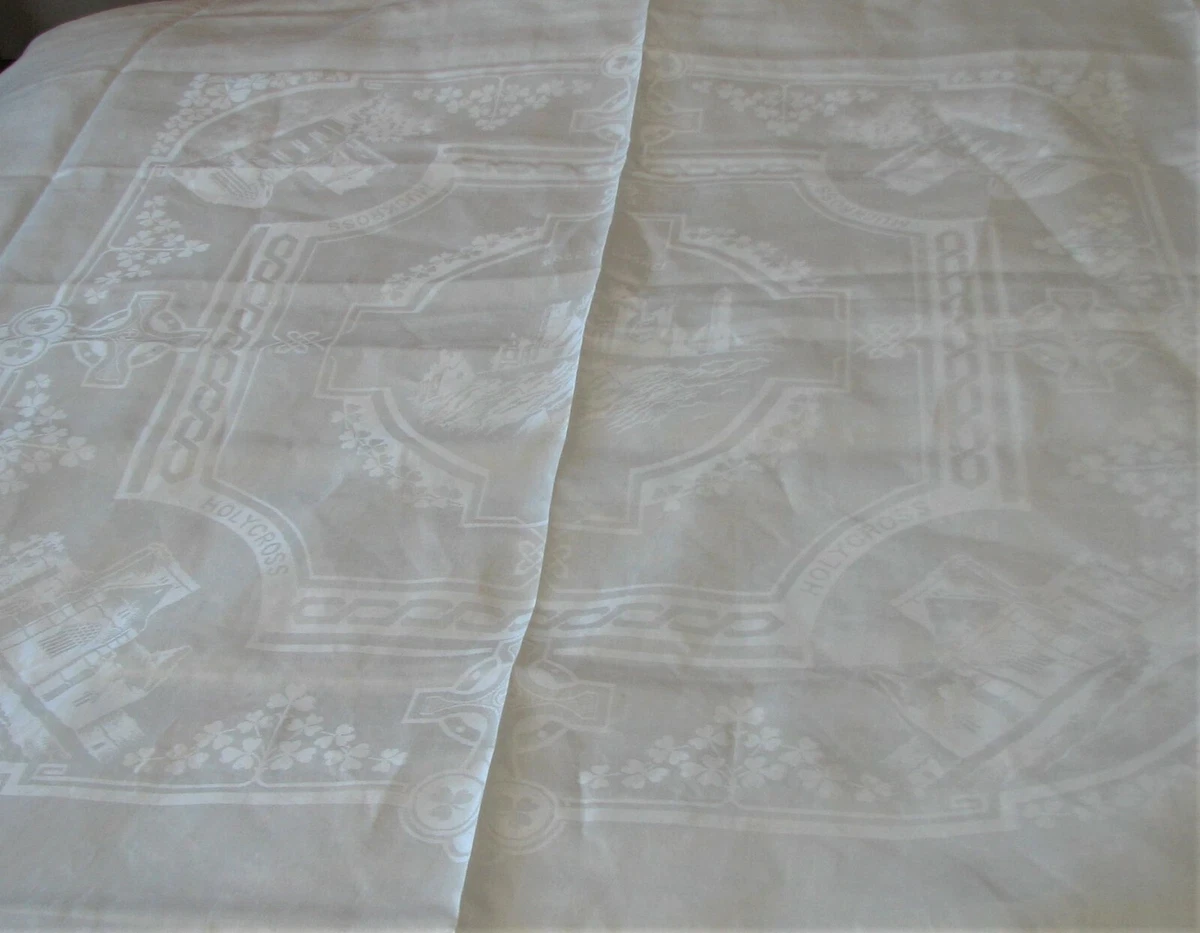 Irish linen tablecloth deals