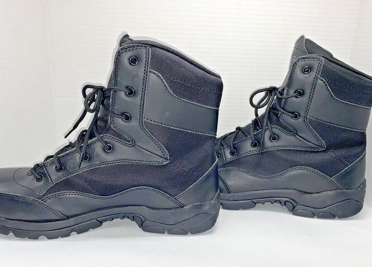 Interceptor Black Boots ASTM F2413-18 Tactical Safety Boots Steel Toe Sz‎ 10.5 0605388276483_pair.png?crop=  main image 4