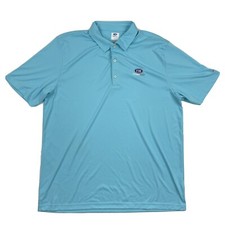 GREG NORMAN Play Dry US KIDS GOLF Blue Polo Shirt Size XXL Short Sleeve