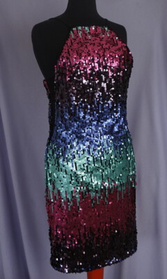 BODYFLIRT BOUTIQUE Glamour Pailettekleid Hot&Sexy Minikleid Gr. M