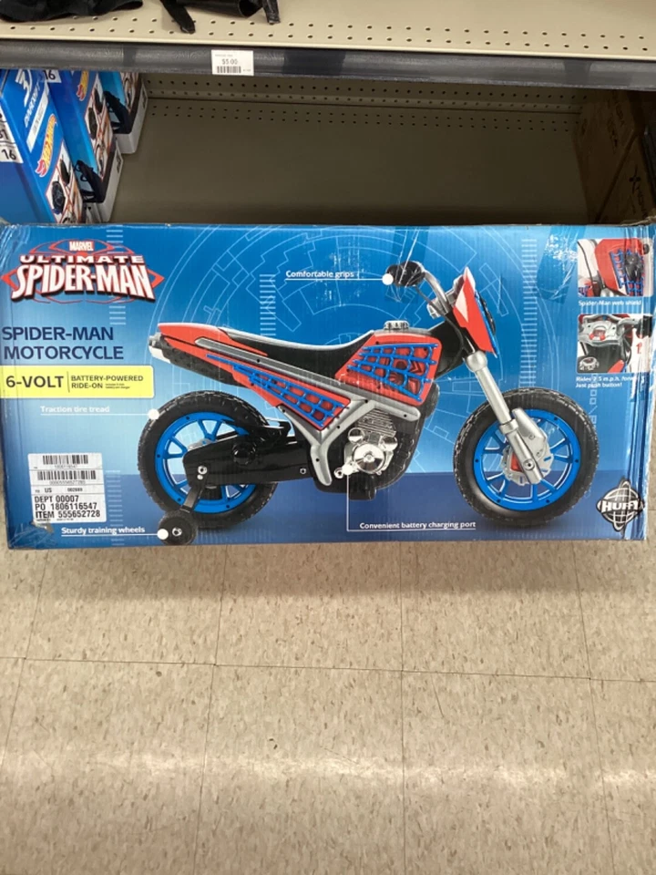 Juguete eléctrico para montar en motocicleta Marvel Spider-Man Foto 4 de 4