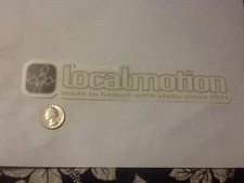 This Vintage Local Motion Surfing Sticker Decal  